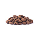 Smoky dry roasted almonds, hand-picked and perfectly crunchy, golden-brown, bold savory flavor, healthy and guilt-free snack for home, work, or on-the-go