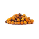 Spicy nut mix with chili lime paprika almonds, peanuts, cashews, pistachios