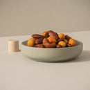 Spicy nut mix with chili lime paprika almonds, peanuts, cashews, pistachios