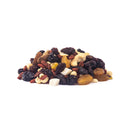 Premium Fruity Mix with dried cranberries, goji berries, walnuts, pistachios, and almonds – healthy high-fiber snack