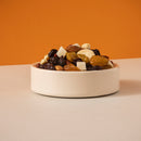 Premium Fruity Mix with dried cranberries, goji berries, walnuts, pistachios, and almonds – healthy high-fiber snack