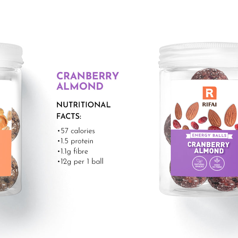 Cranberry Almond Balls Jar