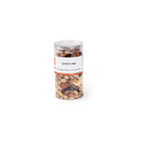 Sporty Mix of roasted cashews, almonds, walnuts, raisins, and dried cranberries, a protein-rich and energizing snack.
